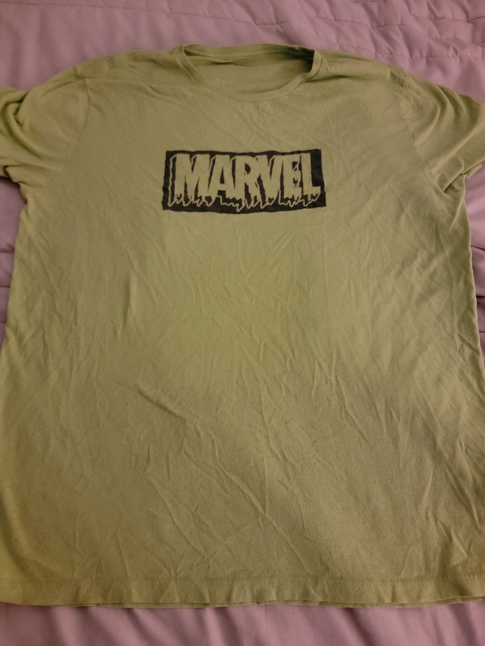 Old Navy Men's Marvel Graphic Tee in Light Green
